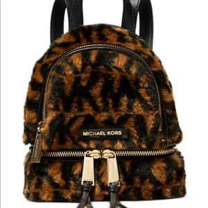 MiCHAEL Michael Kors Faux Fur Mini Backpack
